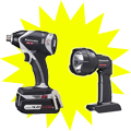 【限定】パナソニック インパクトドライバEZ75A1LS2F-H(グレー) 工事用充電ライト付!