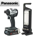 パナソニック 18VインパクトEZ75A7+LEDマルチ投光器EZ37C3+バッテリセット