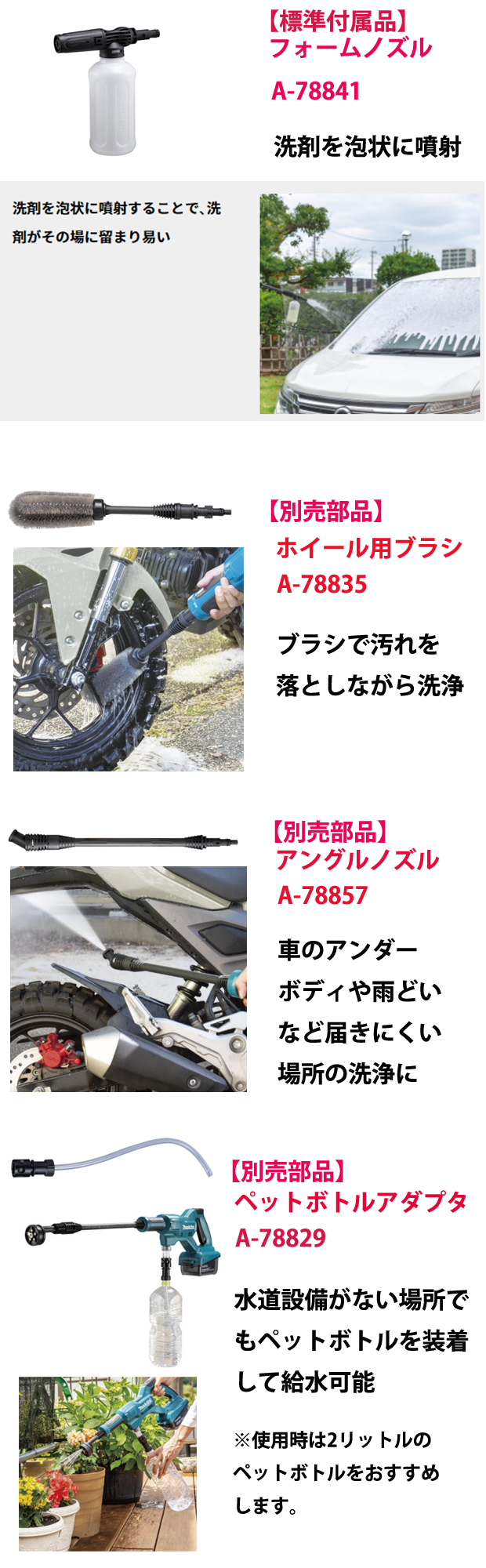 マキタ 18V 充電式洗浄機 MHW180DZ