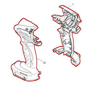 マキタ　TD131用ハウジングセット品