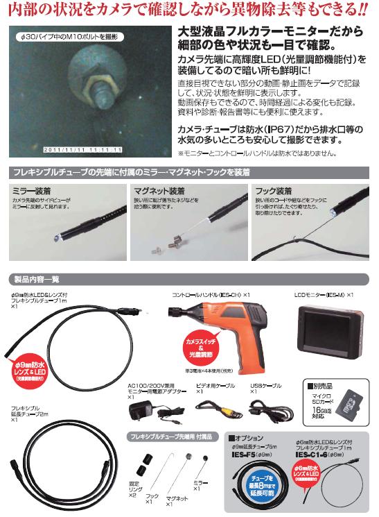 日動工業　ファイバースコープ　IES35-3