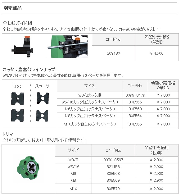 HiKOKI 18V コードレス全ねじカッタ CL18DSL