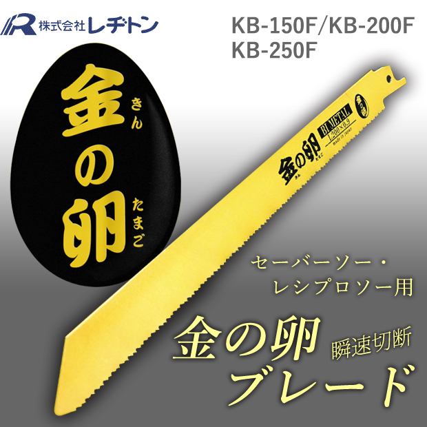 レヂトン セーバーソー・レシプロソー用 金の卵ブレード（5本入）