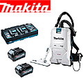 マキタ 40Vmax充電式背負いクリーナーVC011GZ 4.0Ahバッテリー「BL4040」2個＆急速2口充電器付フルセット